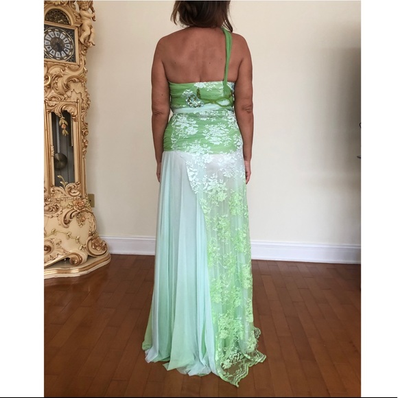 {Jovani} couture lace and tulle gown - Picture 7 of 8